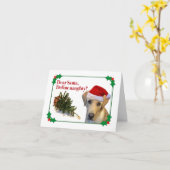 Die Schönheitssalon-Labrador-Urlaubskarte Karte (Gelbe Blume)