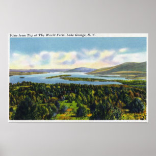 Die schönste Aussicht auf den Lago Maggiore Poster