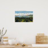 Die schönste Aussicht auf den Lago Maggiore Poster (Küche)