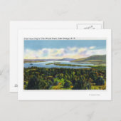 Die schönste Aussicht auf den Lago Maggiore Postkarte (Vorne/Hinten)