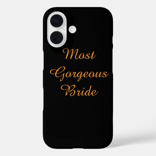 Die schönste Braut iPhone-Hüllen Case-Mate iPhone Hülle (Rückseite)