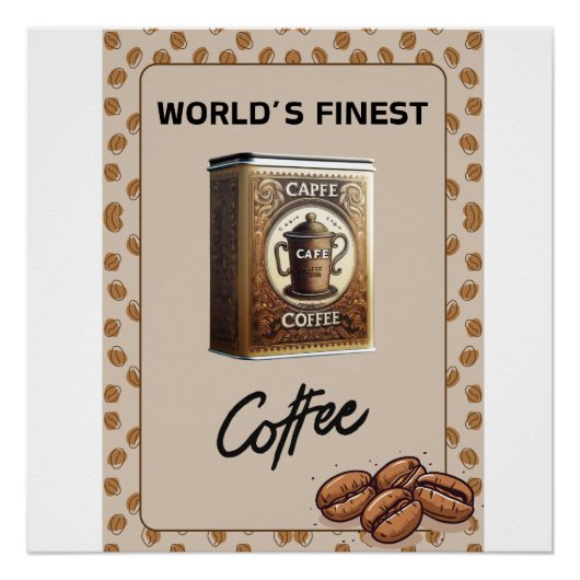 Die schönste Capfe Coffee World Poster (Vorderseite)
