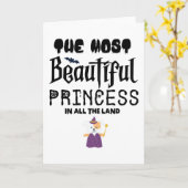 Die schönste Prinzessin des ganzen Landes Karte (Gelbe Blume)