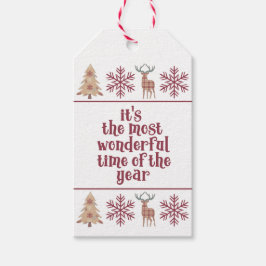 Die schönste Schneeflocke der Zeit Geschenkanhänger