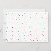 Die schönste Weihnachtsfeier Einladung (Rückseite)