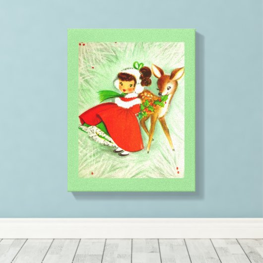 Die schönste Weihnachtsweihe Leinwanddruck (Insitu (Holzboden))