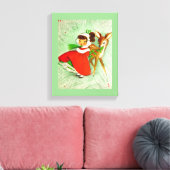 Die schönste Weihnachtsweihe Leinwanddruck (Insitu (Wohnzimmer))