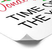 Die schönste Weihnachtszeit Poster (Ecke)