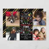 Die schönste Zeit des 4. Fotos Weihnachten (Vorne/Hinten)