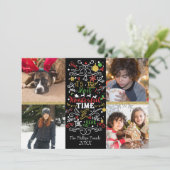 Die schönste Zeit des 4. Fotos Weihnachten (Stehend Vorderseite)