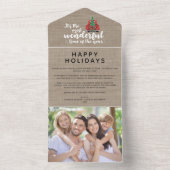 Die schönste Zeit des Fotos All In One Einladung (Innen Boden)