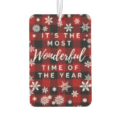 Die schönste Zeit des Jahres Autolufterfrischer (Rückseite)