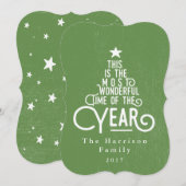 die schönste Zeit des Jahres... Feiertagskarte (Vorne/Hinten)