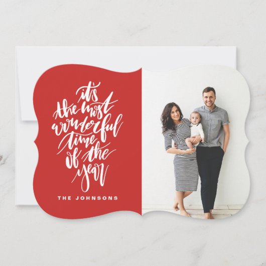 die schönste Zeit des Jahres... Feiertagskarte (Vorderseite)