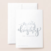 die schönste Zeit des Jahres... Folienkarte (Rückseite mit Umschlag)