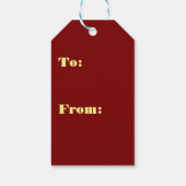 Die schönste Zeit des Jahres Geschenkanhänger (Rückseite)