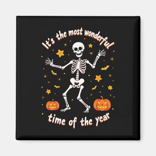 Die schönste Zeit des Jahres Halloween Magnet (Vorne)
