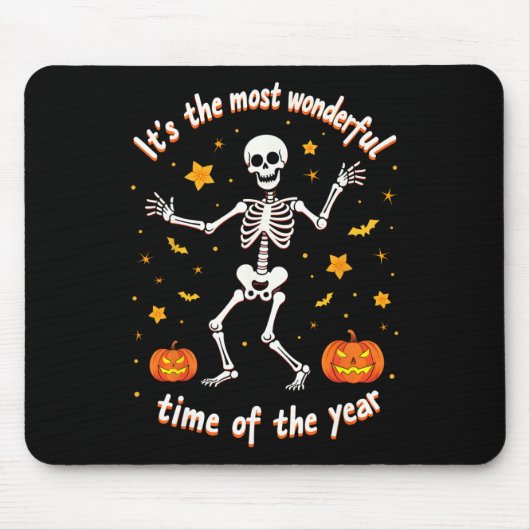 Die schönste Zeit des Jahres Halloween Mousepad (Vorne)