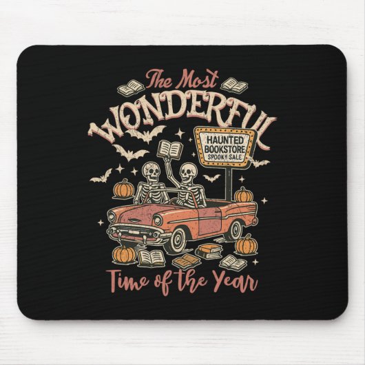 Die schönste Zeit des Jahres Halloween Mousepad (Vorne)