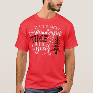Die schönste Zeit des Jahres Kariert T-Shirt