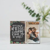 Die schönste Zeit des Jahres | Kopfbrett Postkarte (Stehend Vorderseite)