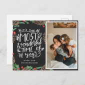 Die schönste Zeit des Jahres | Kopfbrett Postkarte (Vorne/Hinten)