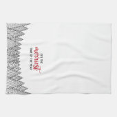 Die schönste Zeit des Jahres Küchenhandtuch Geschirrtuch (Horizontal)