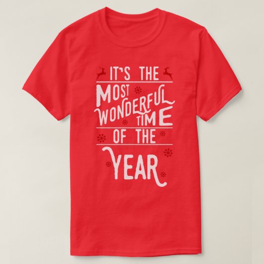 Die schönste Zeit des Jahres T-Shirt (Design vorne)