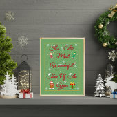 Die schönste Zeit des Jahres - Weihnachtsdruck Poster