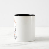 Die schönste Zeit des Jahres Zweifarbige Tasse (Mittel)