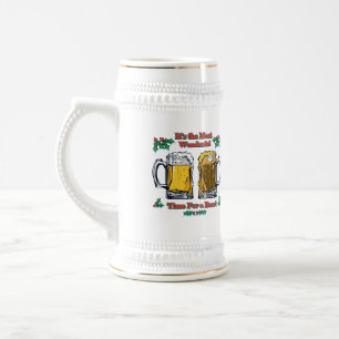 Die schönste Zeit für ein Bier Bierglas