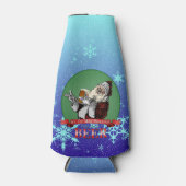 Die schönste Zeit für ein Bier Flaschenkühler (Vorderseite)