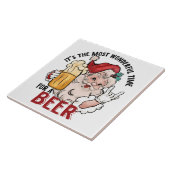 Die schönste Zeit für ein Bier Fliese (Seite)