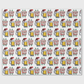 Die schönste Zeit für ein Bier Geschenkpapier (Flach)