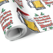 Die schönste Zeit für ein Bier Geschenkpapier (Rolleneckpunkt)