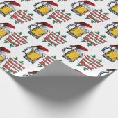 Die schönste Zeit für ein Bier Geschenkpapier (Ecke)