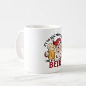 Die schönste Zeit für ein Bier Kaffeetasse (Vorderseite Links)