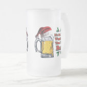 Die schönste Zeit für ein Bier Mattglas Bierglas (VorderseiteRechts)