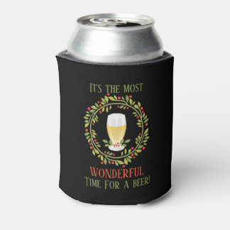 Die schönste Zeit für ein Bier Weihnachten Dosenkühler