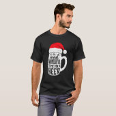 Die schönste Zeit für ein Bier Weihnachten trinken T-Shirt (Vorne ganz)