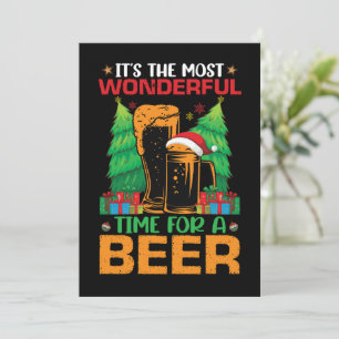 Die schönste Zeit für einen Bierurlaub Einladung