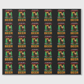 Die schönste Zeit für einen Bierurlaub Geschenkpapier (Flach)