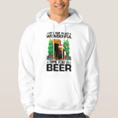 Die schönste Zeit für einen Bierurlaub Hoodie (Vorderseite)