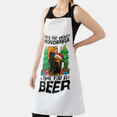 Die schönste Zeit für einen Bierurlaub Schürze (InSitu)