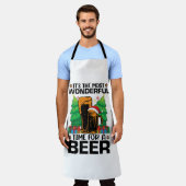 Die schönste Zeit für einen Bierurlaub Schürze (Getragen)