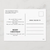 Die schönste Zeit Kind Foto Spaß Weihnachten (Rückseite)