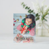 Die schönste Zeit Kind Foto Spaß Weihnachten (Stehend Vorderseite)