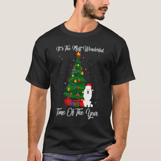 Die schönste Zeit Poodle T-Shirt (Vorderseite)