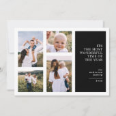 Die schönste Zeit Weihnachten Multi Foto Ankündigu Ankündigung (Vorderseite)