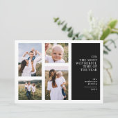 Die schönste Zeit Weihnachten Multi Foto Ankündigu Ankündigung (Stehend Vorderseite)
